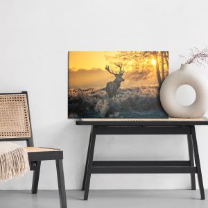 Peinture sur toile Cerf Le Matin – Image 6