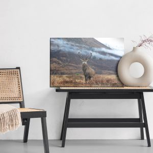 Peinture sur toile Le Cerf Majestueux Sur Fond De Montagnes – Image 6