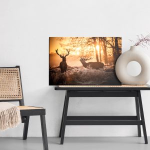 Peinture sur toile Cerf Le Matin – Image 6