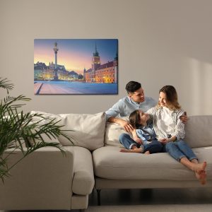 Peinture sur toile Varsovie Au Crépuscule – Image 7