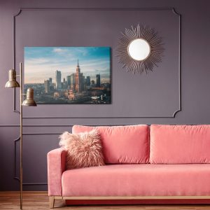 Peinture sur toile Immeubles De Grande Hauteur À Varsovie – Image 4