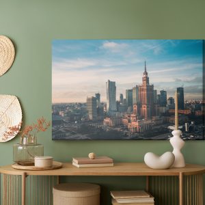 Peinture sur toile Immeubles De Grande Hauteur À Varsovie – Image 5