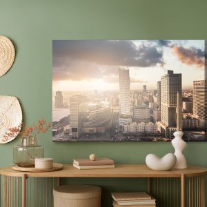 Peinture sur toile Panorama De Varsovie – Image 5