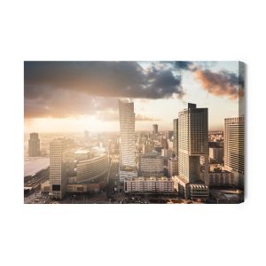 Peinture sur toile Panorama De Varsovie – Image 2