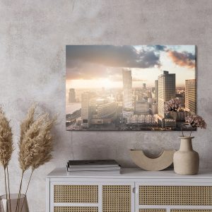 Peinture sur toile Panorama De Varsovie – Image 3