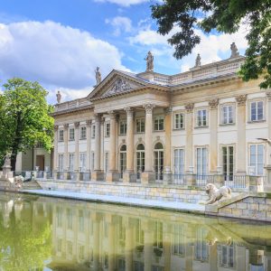 Peinture sur toile Palais Sur L'eau À Varsovie – Image 1