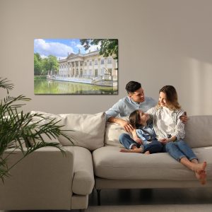 Peinture sur toile Palais Sur L'eau À Varsovie – Image 7