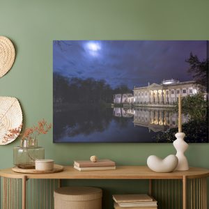 Peinture sur toile Palais À Varsovie La Nuit – Image 5
