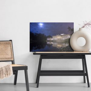 Peinture sur toile Palais À Varsovie La Nuit – Image 6