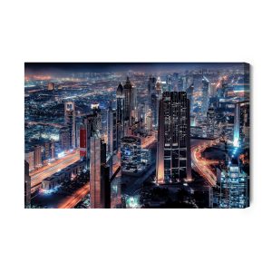 Peinture sur toile Dubaï La Nuit – Image 2