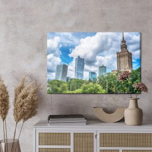 Peinture sur toile Gratte-Ciel À Varsovie – Image 3