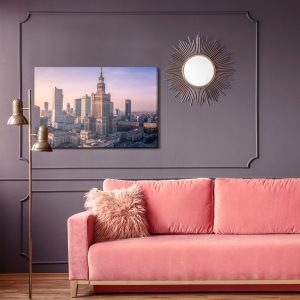 Peinture sur toile Panorama De La Ville De Varsovie – Image 4