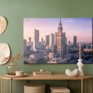 Peinture sur toile Panorama De La Ville De Varsovie – Image 5