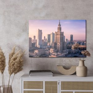 Peinture sur toile Panorama De La Ville De Varsovie – Image 3