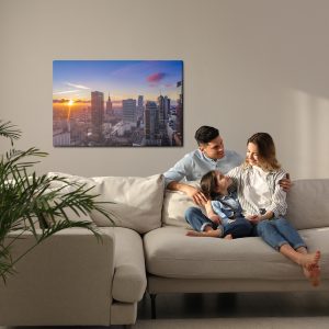 Peinture sur toile Coucher De Soleil À Varsovie – Image 7