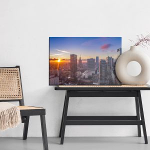 Peinture sur toile Coucher De Soleil À Varsovie – Image 6
