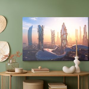 Peinture sur toile Construction Moderniste – Image 5