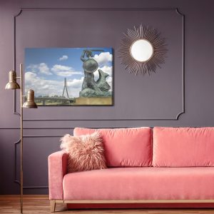 Peinture sur toile Sirène À Varsovie – Image 4