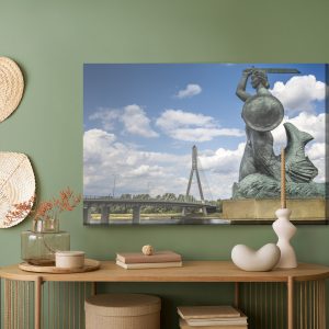 Peinture sur toile Sirène À Varsovie – Image 5