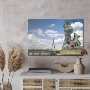 Peinture sur toile Sirène À Varsovie – Image 3