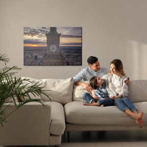 Peinture sur toile L'horloge Au-Dessus De Varsovie – Image 7