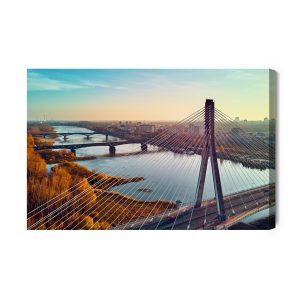 Peinture sur toile Ponts À Varsovie – Image 2