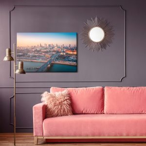 Peinture sur toile Varsovie À L'aube – Image 4