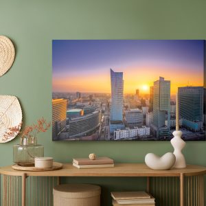 Peinture sur toile Gratte-Ciel Modernes De Varsovie – Image 5