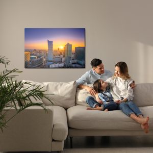 Peinture sur toile Gratte-Ciel Modernes De Varsovie – Image 7