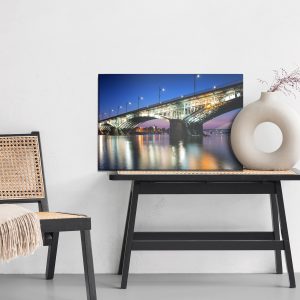 Peinture sur toile Ponts De Varsovie La Nuit – Image 6