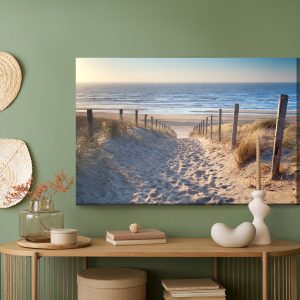 Peinture sur toile Plage, Mer Du Nord – Image 5
