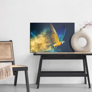 Peinture sur toile Perroquet Ara Coloré – Image 6