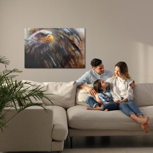 Peinture sur toile Aigle Comme Peint – Image 7