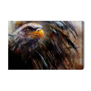 Peinture sur toile Aigle Comme Peint – Image 2