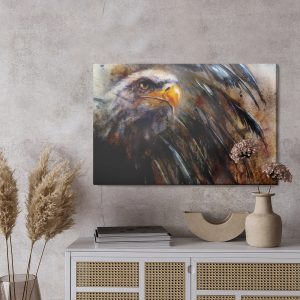 Peinture sur toile Aigle Comme Peint – Image 3