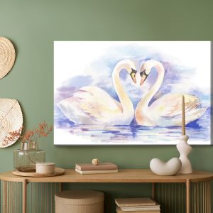 Peinture sur toile Aimer Les Cygnes – Image 5