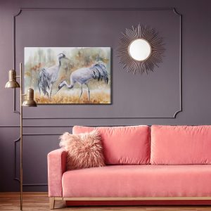 Peinture sur toile Grues Sur Terrain – Image 4