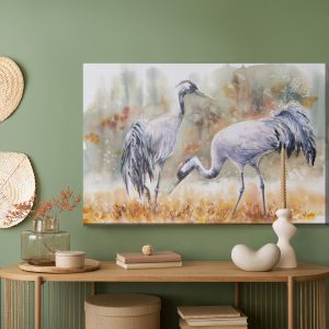 Peinture sur toile Grues Sur Terrain – Image 5