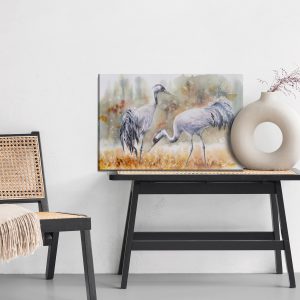 Peinture sur toile Grues Sur Terrain – Image 6