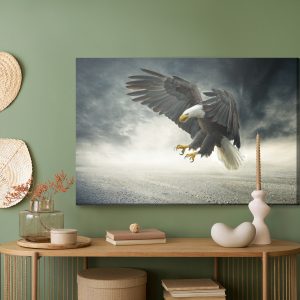 Peinture sur toile L'aigle Pendant La Tempête – Image 5