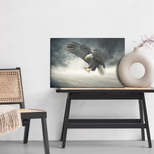 Peinture sur toile L'aigle Pendant La Tempête – Image 6