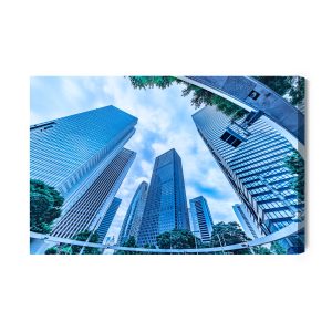 Peinture sur toile Beaux Bâtiments Modernes – Image 2