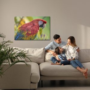 Peinture sur toile Perroquet Ara – Image 7