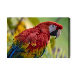 Peinture sur toile Perroquet Ara – Image 2