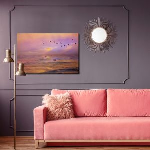 Peinture sur toile Oiseaux Au-Dessus De L'océan – Image 4