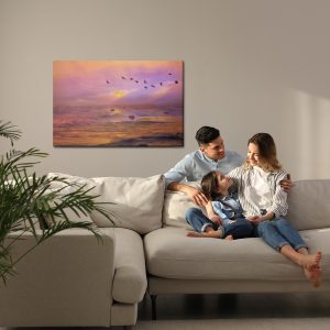 Peinture sur toile Oiseaux Au-Dessus De L'océan – Image 7