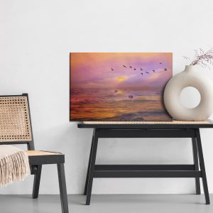 Peinture sur toile Oiseaux Au-Dessus De L'océan – Image 6