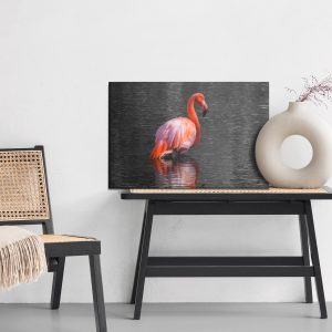 Peinture sur toile Flamants Roses Dans L'eau – Image 6