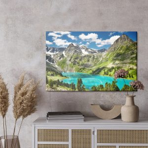 Peinture sur toile Du Lac Dans Les Montagnes – Image 3