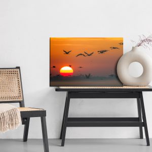 Peinture sur toile Grues Volantes – Image 6